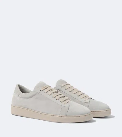 Eleventy Suede Sneakers In Gray