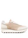 Eleventy Perforated Low Top Sneaker In Neutrals
