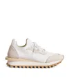 Eleventy Suede-trim Low-top Sneakers