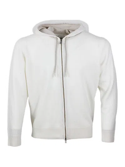 ELEVENTY SWEATER WHITE