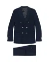 Eleventy Double-breasted Wool-blend Suit