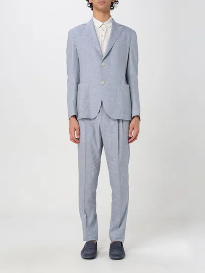 Eleventy Suit  Men Color Gnawed Blue