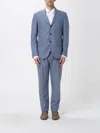 Eleventy Suit  Men Color Gnawed Blue In Blue