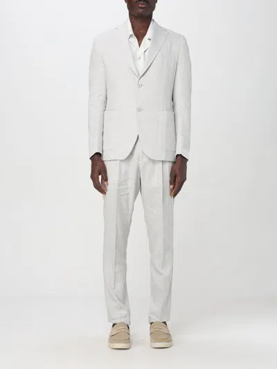 Eleventy Suit  Men Color Grey In Grey