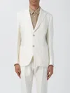 Eleventy X Harrods Linen Single-breasted Blazer In White