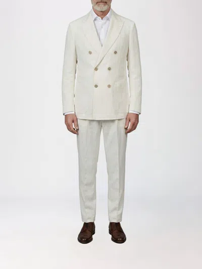 Eleventy Suit Men  In White