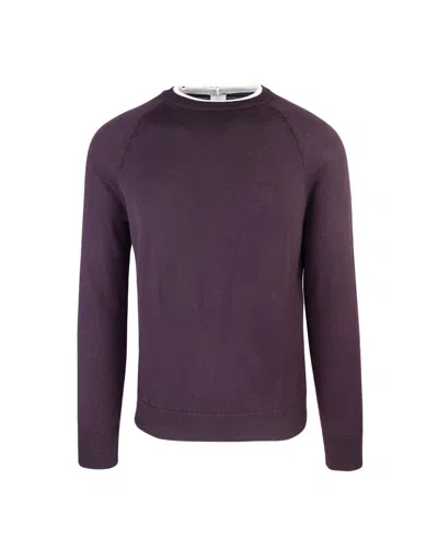 Eleventy Sweater In Bordeaux