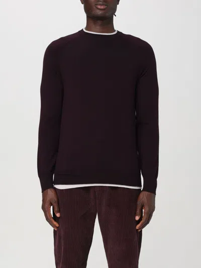 Eleventy Sweater  Men Color Burgundy In Burgundy