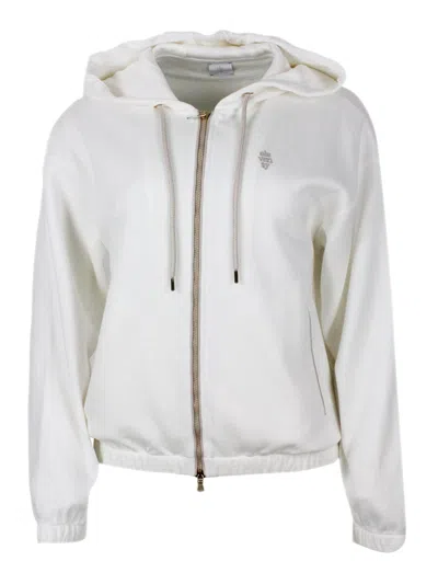 Eleventy Sweater In White