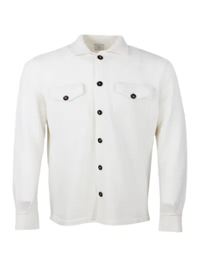 Eleventy Sweater In White