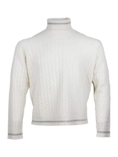 Eleventy Sweater In White