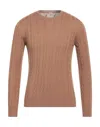Eleventy Sweaters In Camel