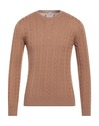 Eleventy Sweaters In Camel