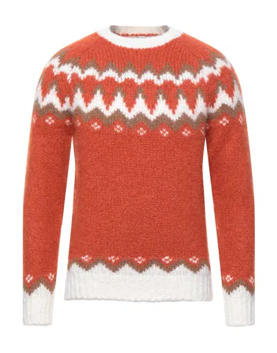 Eleventy Sweaters In Orange