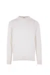 Eleventy Long-sleeved Sweater In White
