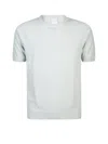 Eleventy Ice T-shirt In Cotton In Bianco