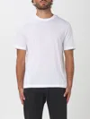 Eleventy Hem And Collar Contrast T-shirt In White