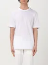 Eleventy Hem And Collar Contrast T-shirt In White