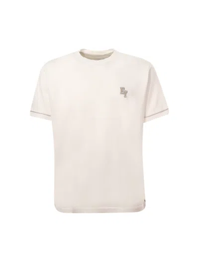 Eleventy T-shirt  In White