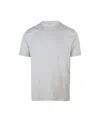 Eleventy Grey Crew Neck T-shirt In Gray