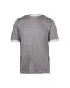 Eleventy Round Neck Short Sleeve T-shirt In Multi