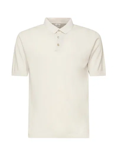 Eleventy Cotton Polo With Buttons