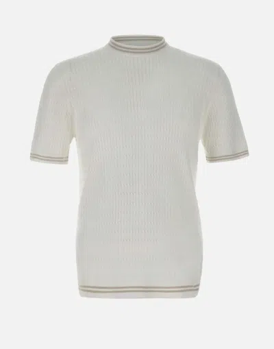 Eleventy T-shirts And Polos In Neutral