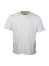 Eleventy Hem And Collar Contrast T-shirt In White