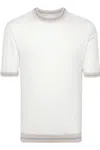 Eleventy T-shirts / T-shirts In Bianco Neutri