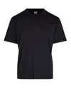 Eleventy Crew Neck Plain Design Short Sleeves In Black