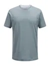 Eleventy Crew-neck Cotton T-shirt In Blue