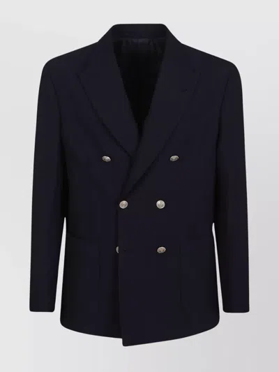 Eleventy Tailored Jackets Featuring Button Detailing In Black