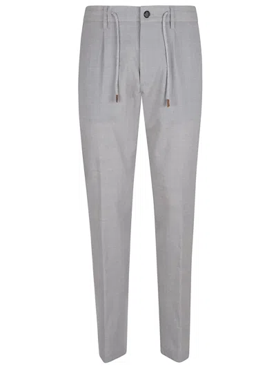 Eleventy Tailored Jogger-style Trousers In Gray