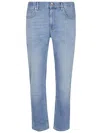 Eleventy Tailored Light Blue Denim Jeans With Classic Five-pocket Design In Blue