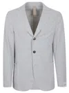Eleventy Front Pockets Notch Lapel Blazer In Gray