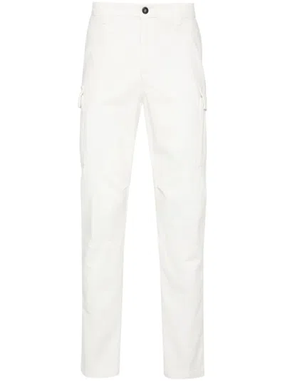 Eleventy Stretch-cotton Cargo Trousers In Multi
