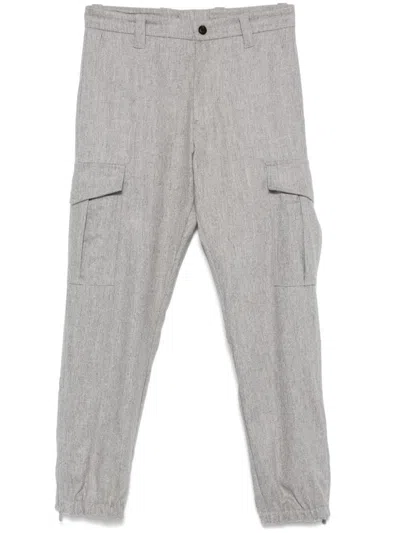 Eleventy Cargohose Mit Tapered-bein In Grau