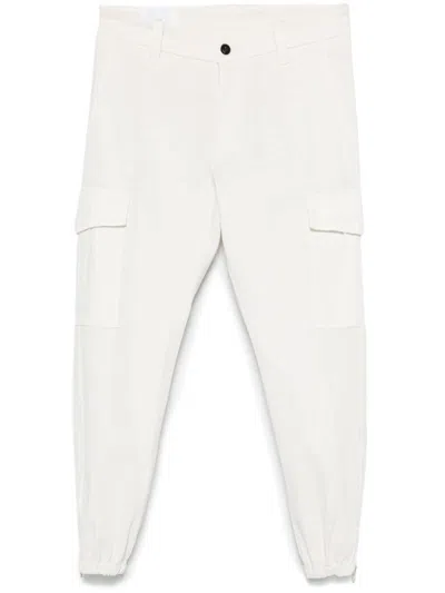 Eleventy Cargohose Mit Tapered-bein In Weiss