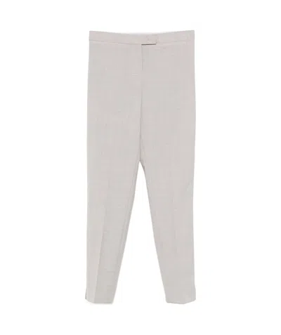 Eleventy Tapered Casual Pants In White