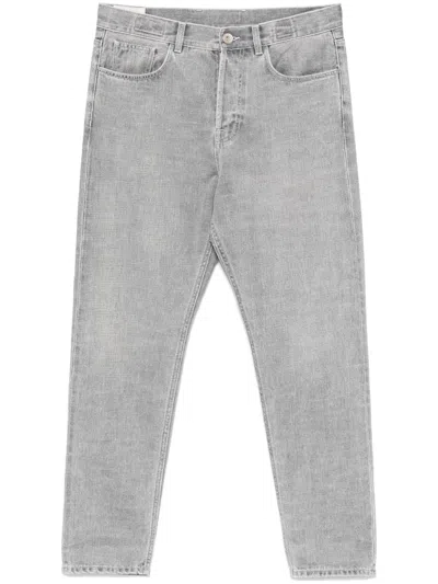 Eleventy Tapered Jeans In 灰色