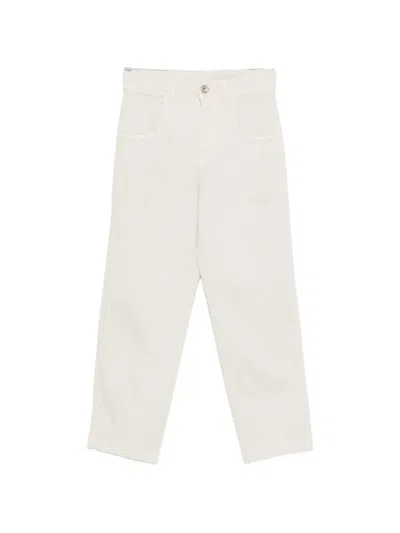 Eleventy Tapered Jeans In White