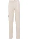 Eleventy Tapered-leg Cargo Trousers In Neutrals