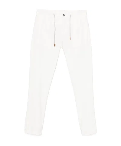ELEVENTY ELEVENTY DRAWSTRING-WAIST TAPERED TROUSERS
