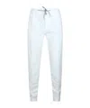 Eleventy Pleated Drawstring Trousers In White