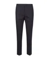 Eleventy Tapered Trousers In Black