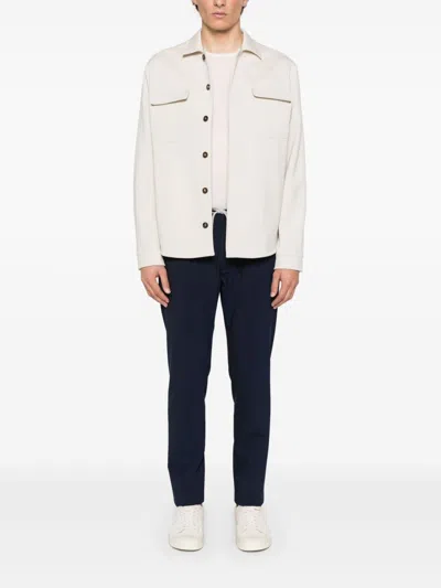 Eleventy Tapered Trousers In Blue
