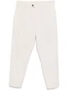 Eleventy Tapered Trousers In Neutrals