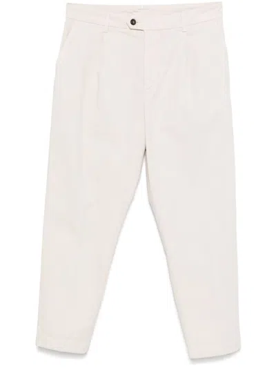 Eleventy Tapered Trousers In White