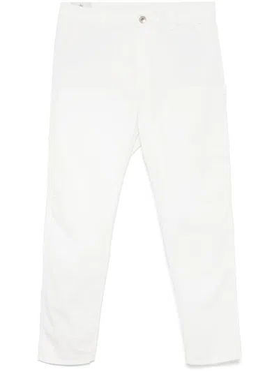 Eleventy Tapered Trousers In White