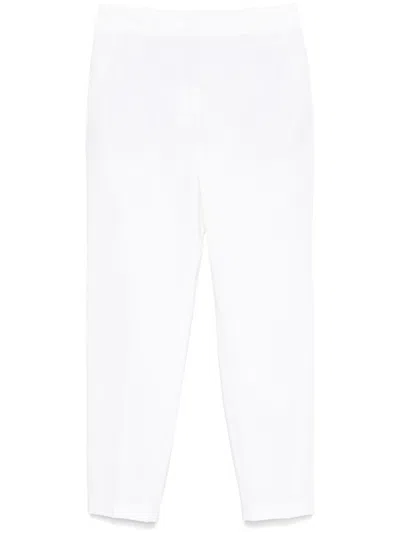 Eleventy Tapered Trousers In White
